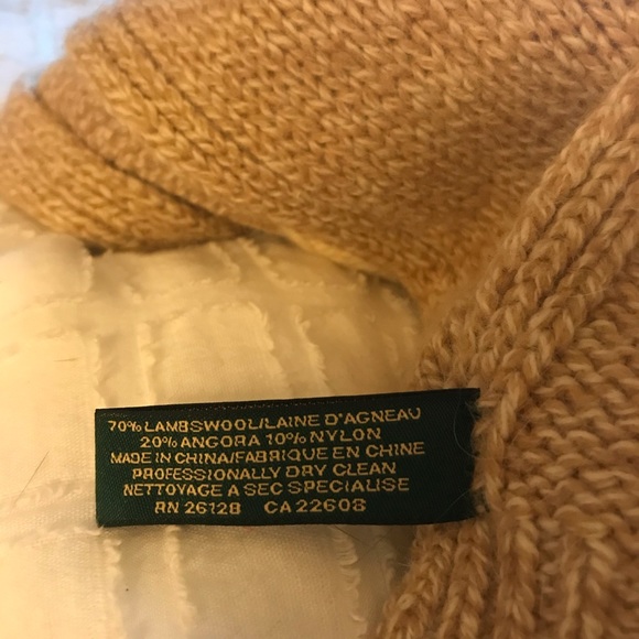 Wool Ralph Lauren scarf - Picture 3 of 4